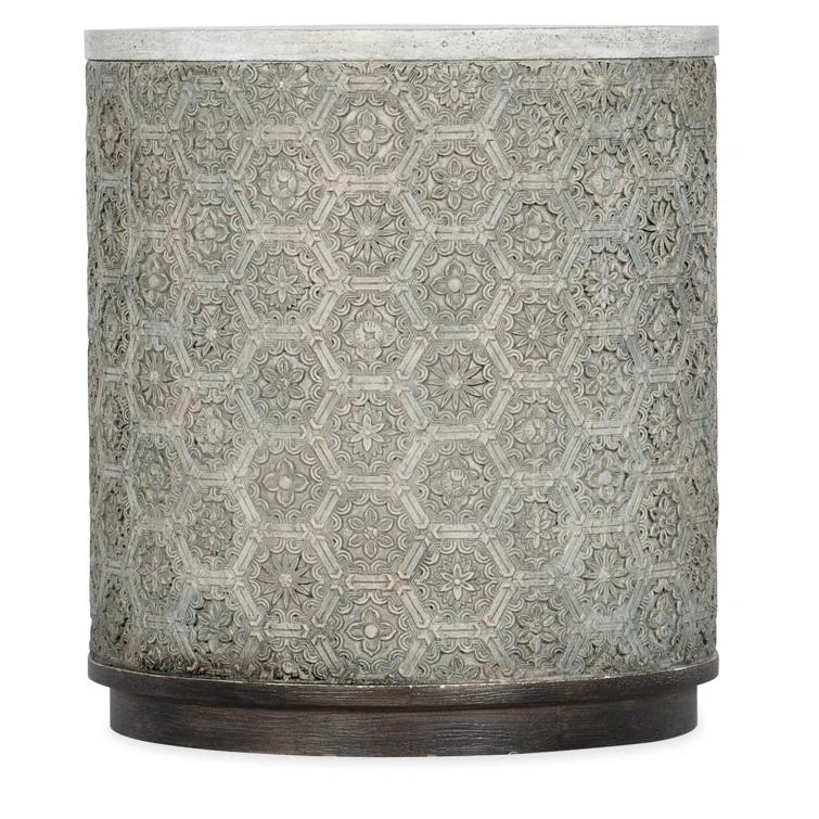 Hooker Furniture Melange Concrete Top End Table