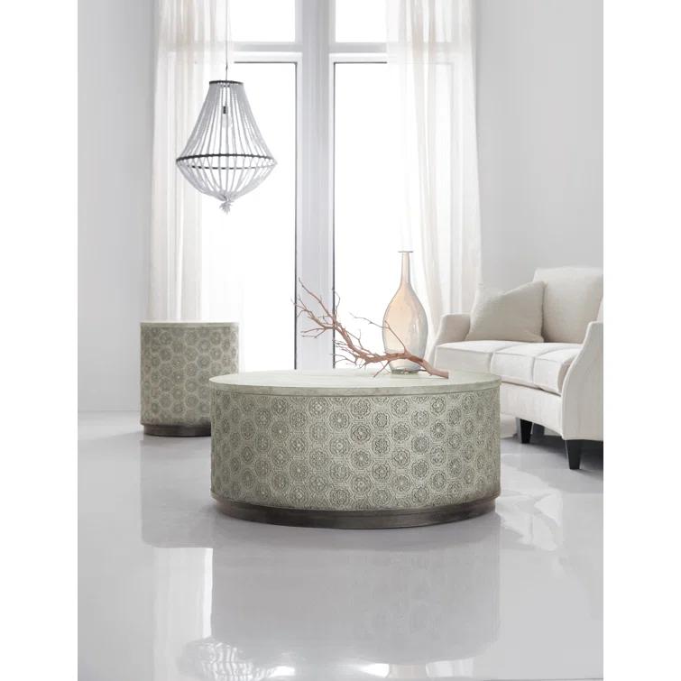 Hooker Furniture Melange Concrete Top End Table