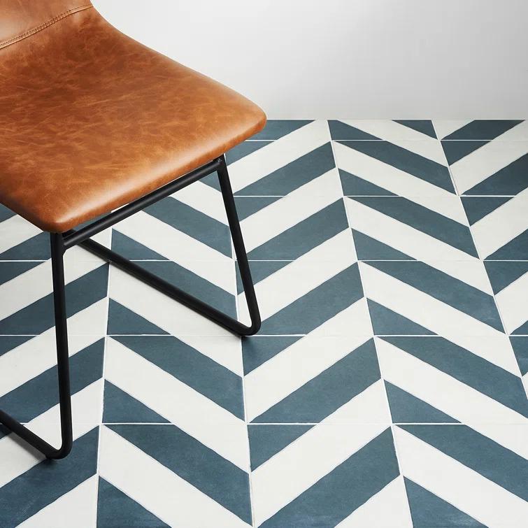 Ava Diagonal 9" x 9" Porcelain Tile (10.76 sq. ft./ Case)