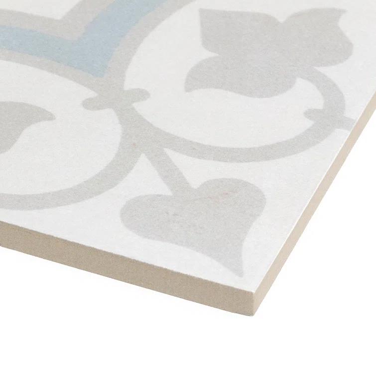 Plumeria 9" x 9" Porcelain Field Tile (10.65 sq. ft./ Case)