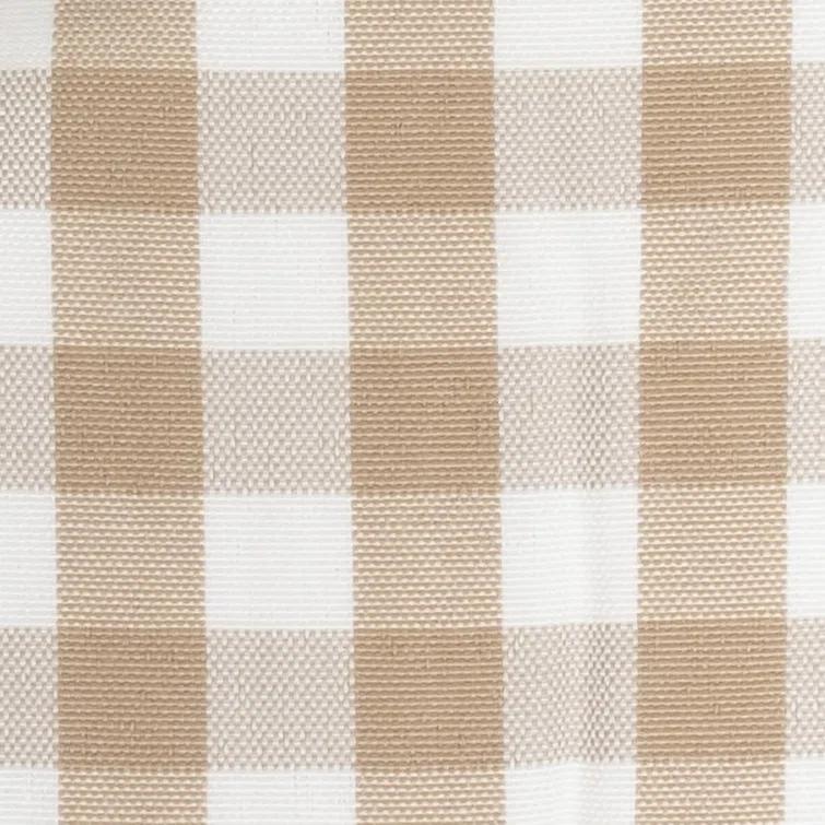 Rosalind Wheeler Buffalo Pattern Non-Slip Indoor Chair Pad Cushion