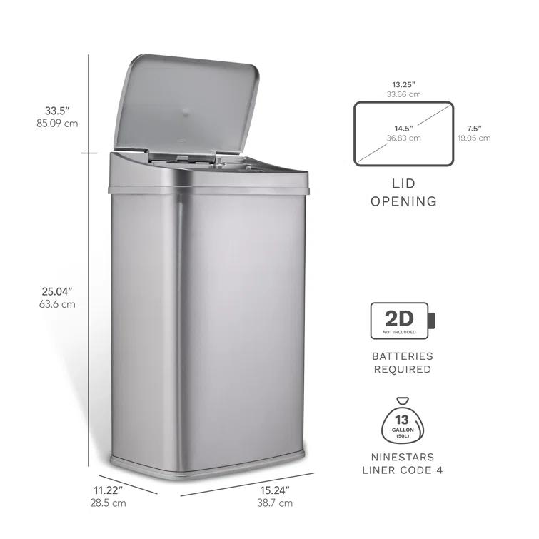 13.2 Gallons Trash Can