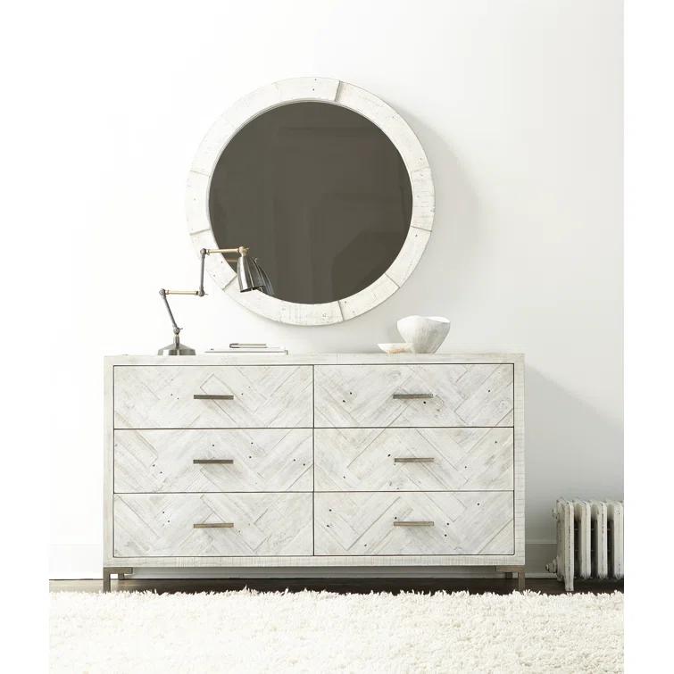 Piper Wood Flat Wall Mirror