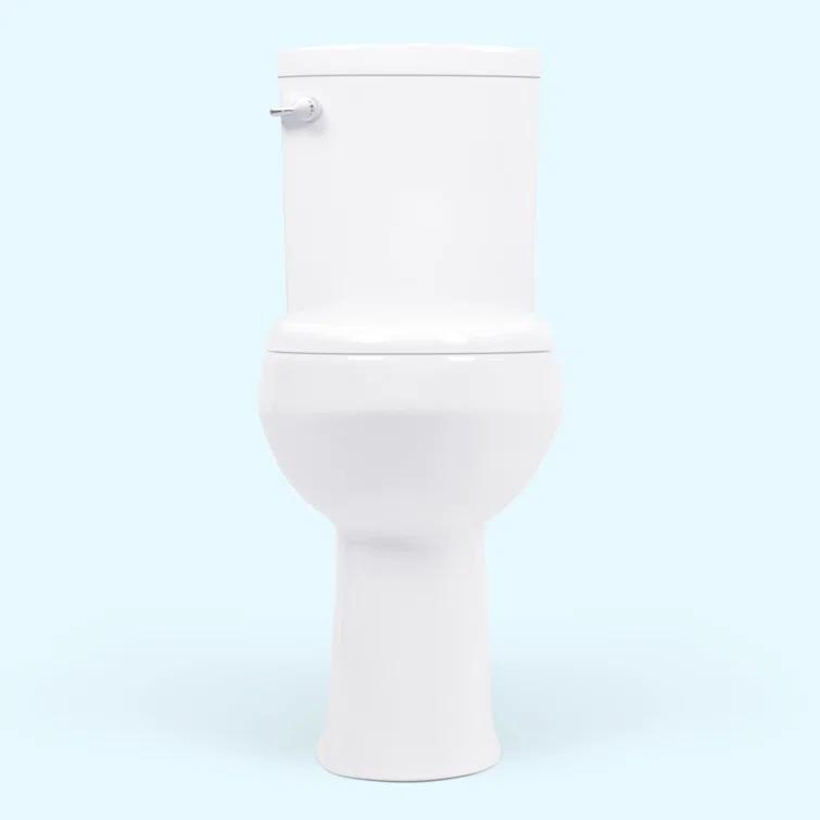 2-Piece 1.28/.09 GPF Dual Flush Elongated 20 in. Extra Tall Toilet in White, Seat Included