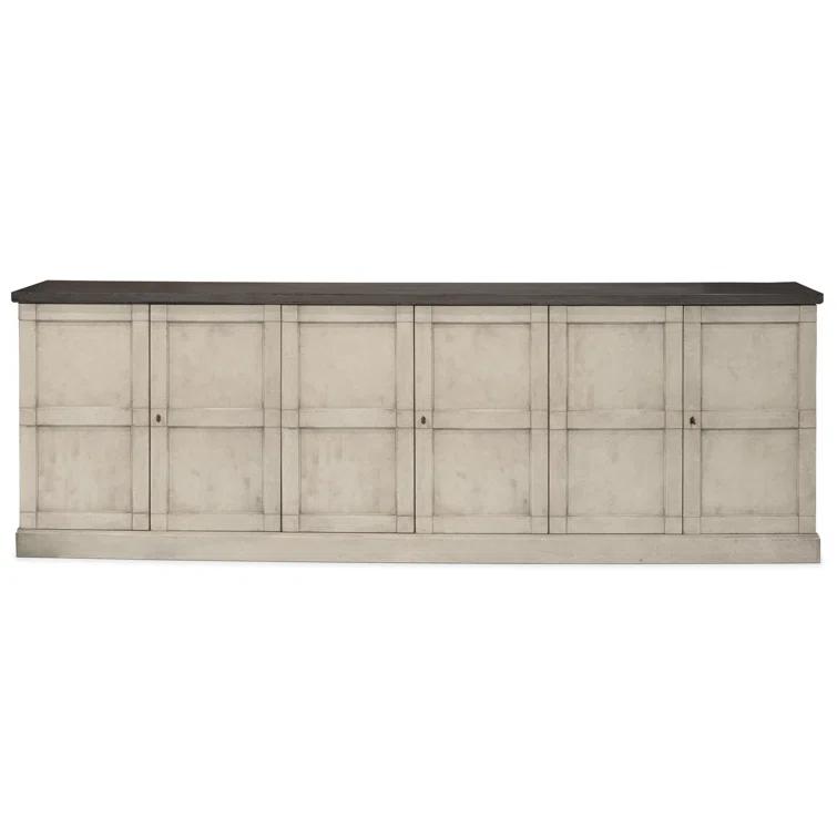 Boxholm Transitional 112'' Gray Stone Sideboard