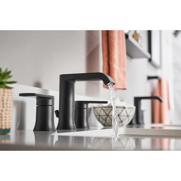 Genta LX Two-Handle Widespread Bathroom Faucet Trim Kit, Valve Required