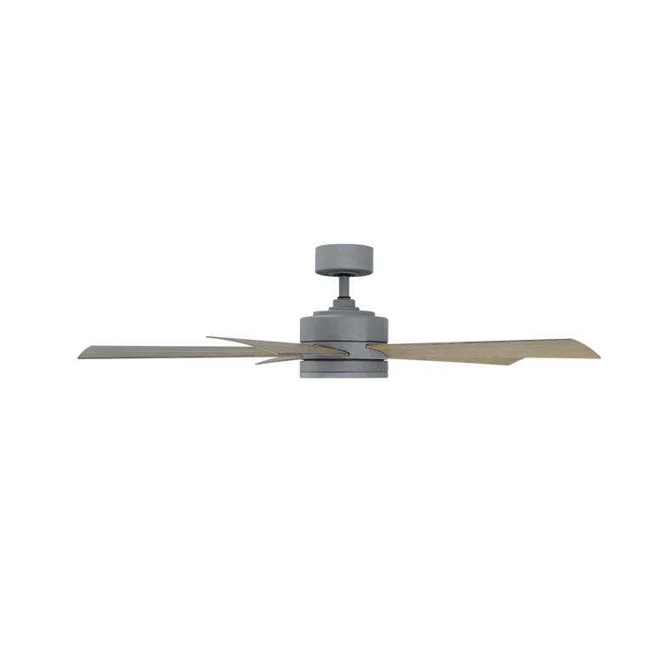 Wynd 5 - Blade Outdoor /Indoor Smart Ceiling Fan with Remote Control and LED Light Kit Included