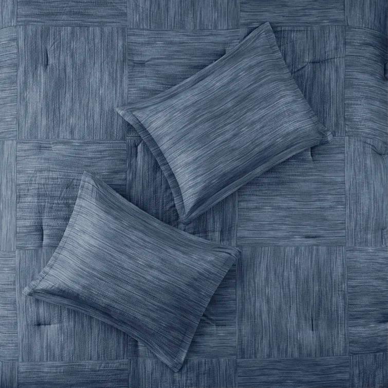 Madison Park Walter 7 Piece Printed Weave Seersucker Comforter Set