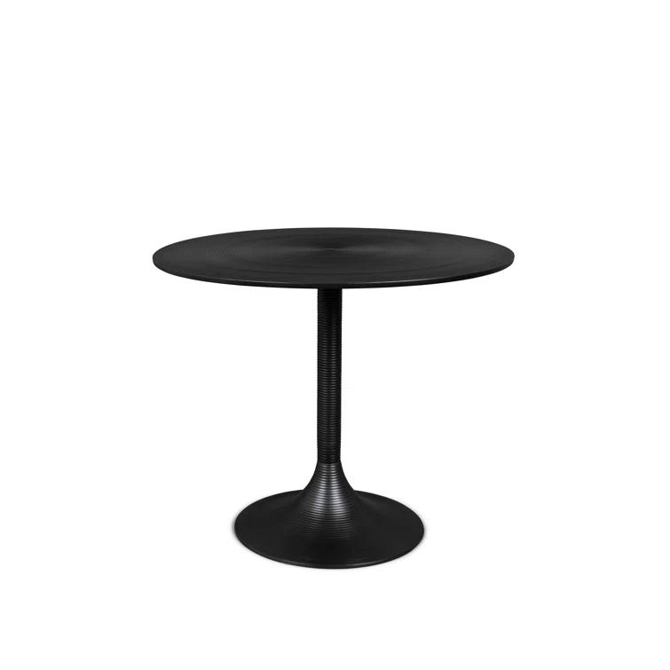 Bold Monkey Hypnotising Round Metal Dining Table