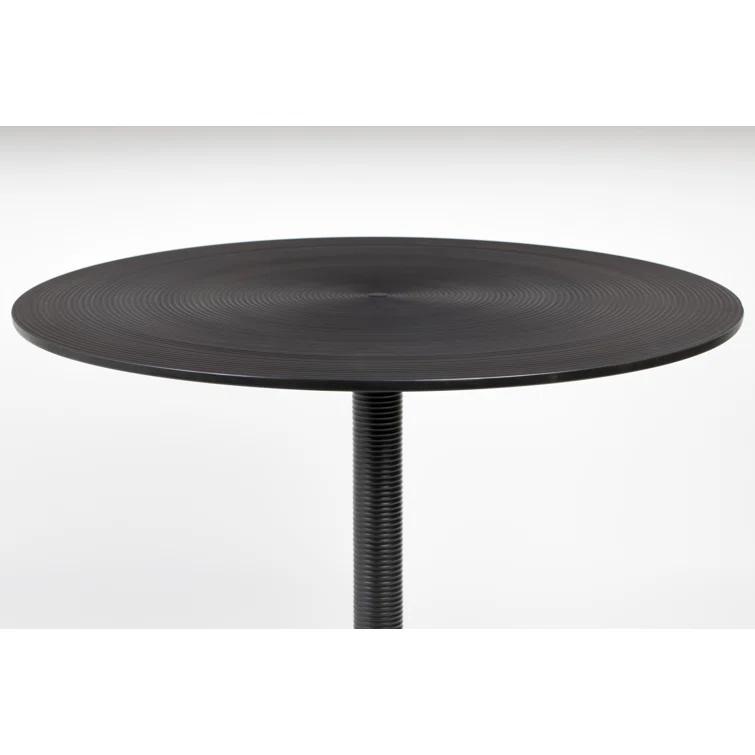 Bold Monkey Hypnotising Round Metal Dining Table