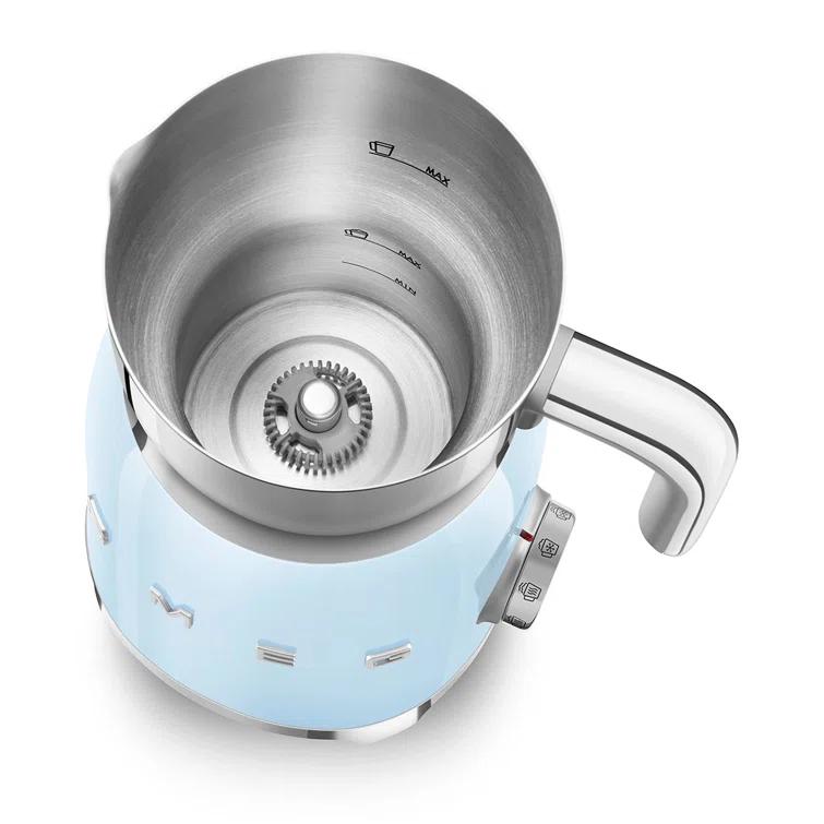 SMEG Pastel Blue Retro Milk Frother