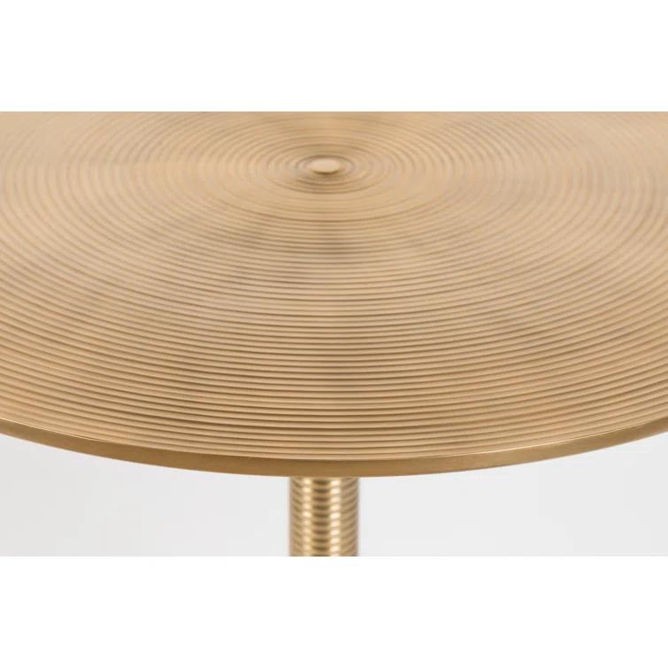 Hypnotising Round Metal Dining Table