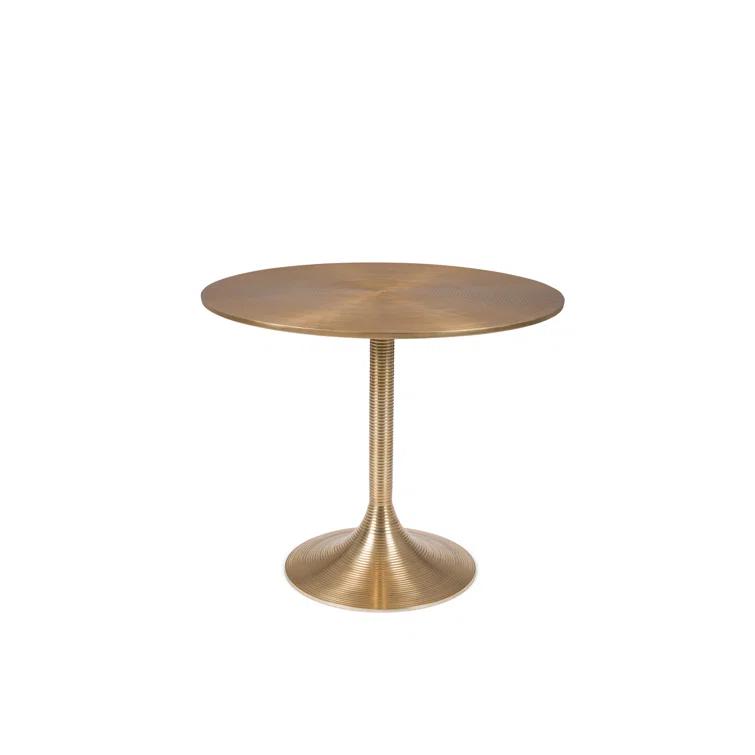 Hypnotising Round Metal Dining Table