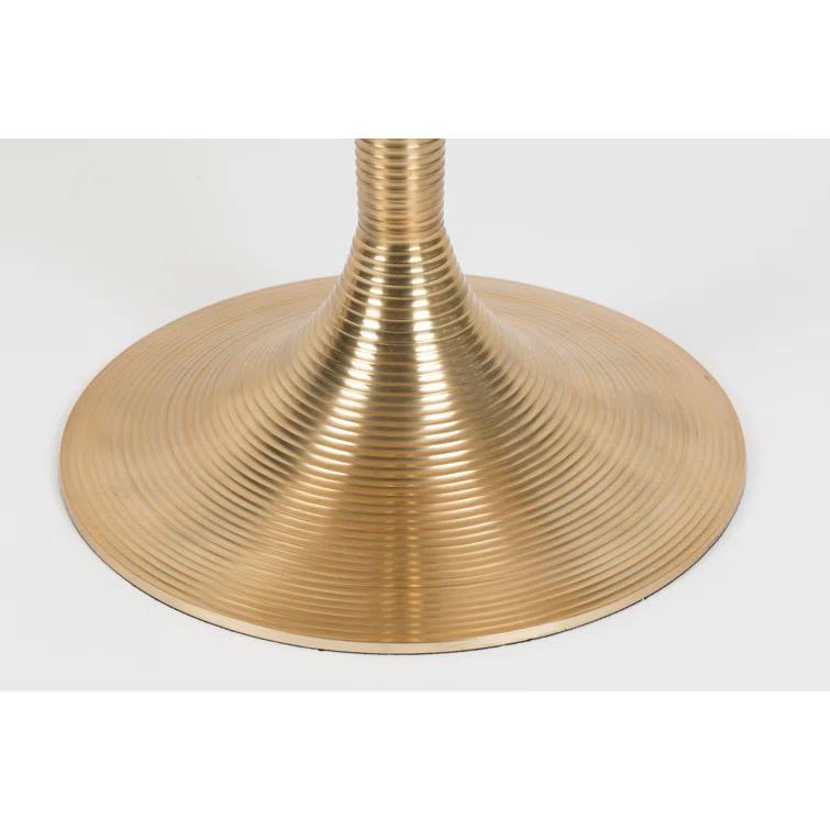 Hypnotising Round Metal Dining Table