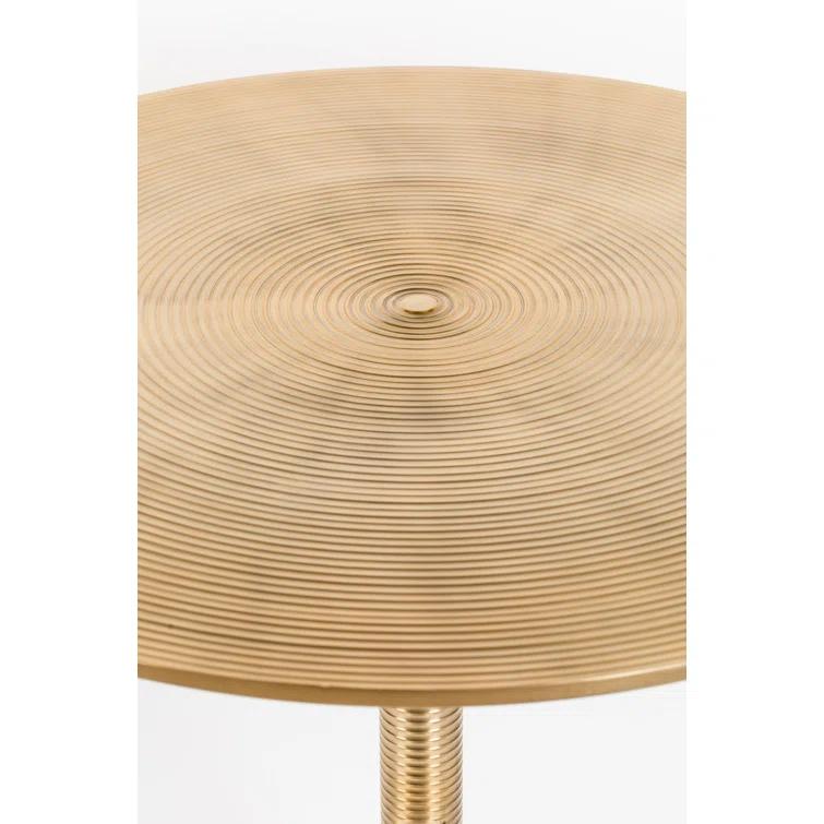 Hypnotising Round Metal Dining Table