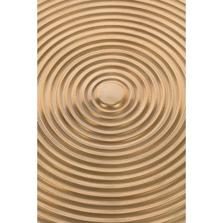 Hypnotising Round Metal Dining Table