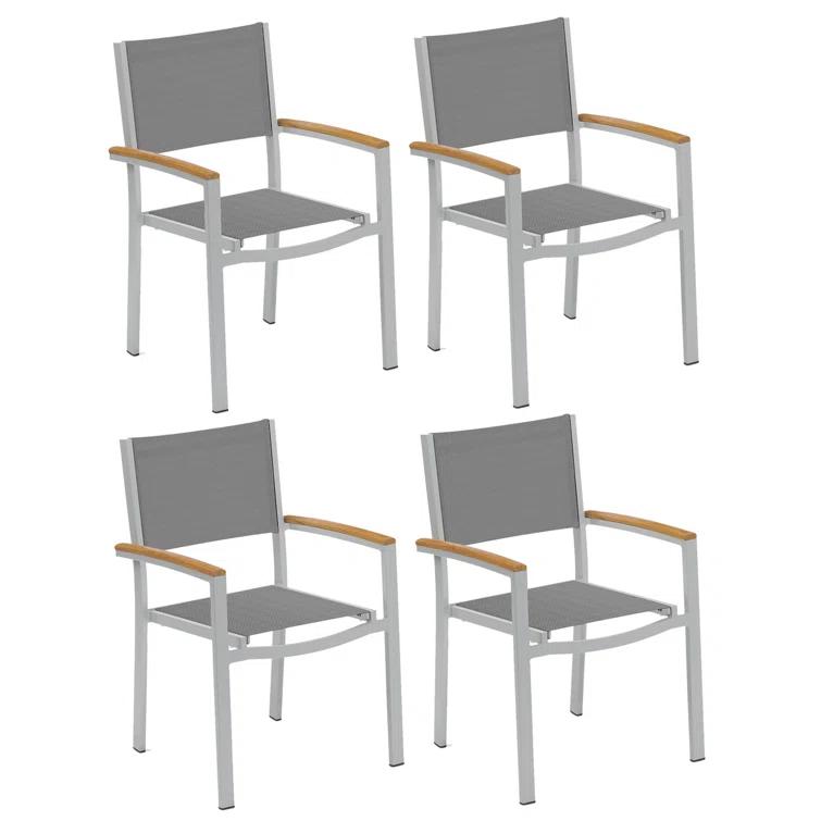 Travira Stacking Patio Arm Chair