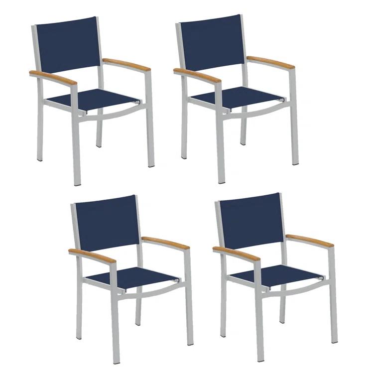 Travira Stacking Patio Arm Chair