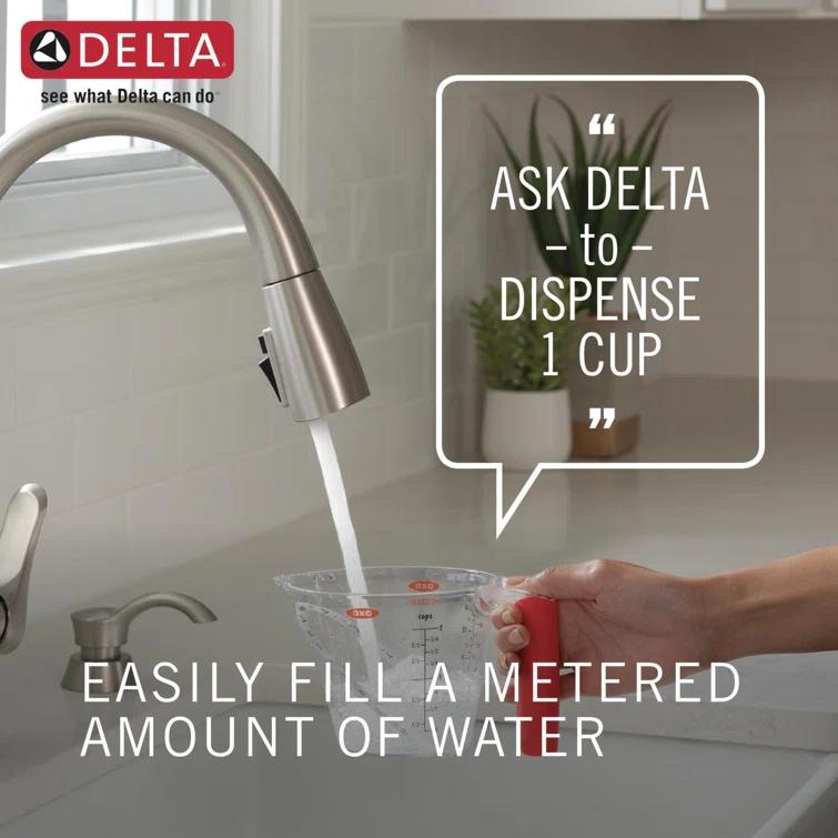 Delta 9113TL-BL-DST Essa Touch2O Kitchen Sink Faucet with Touchless Technology