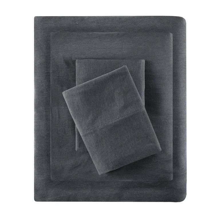 Cotton Blend Jersey Knit All Season Sheet Set