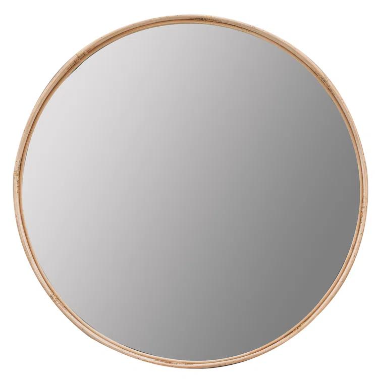 Adaline Round Mirror - Natural