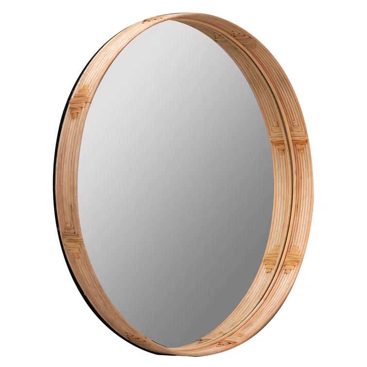 Adaline Round Mirror - Natural