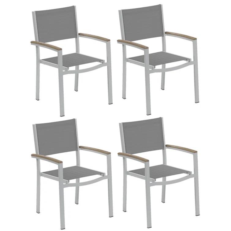 Travira Stacking Patio Arm Chair