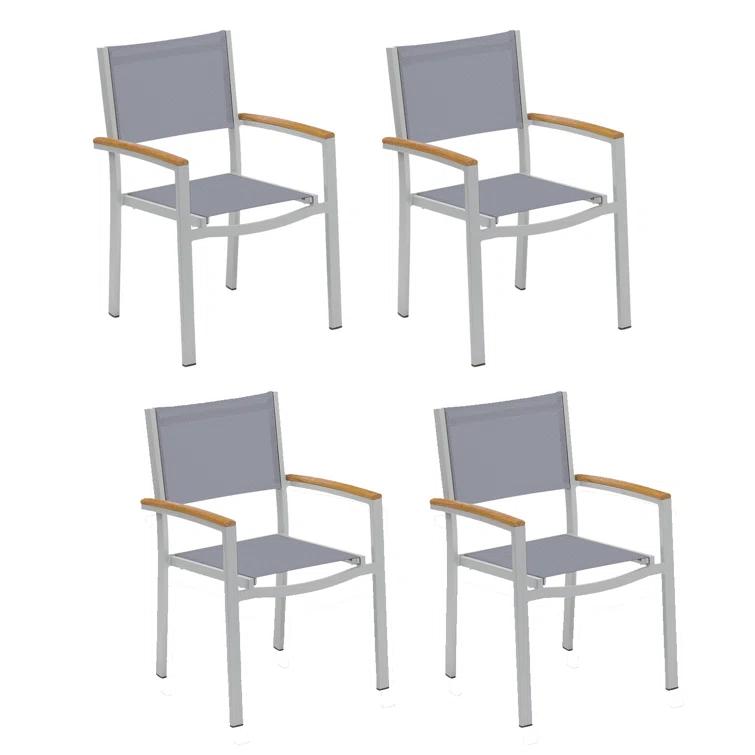 Travira Stacking Patio Arm Chair