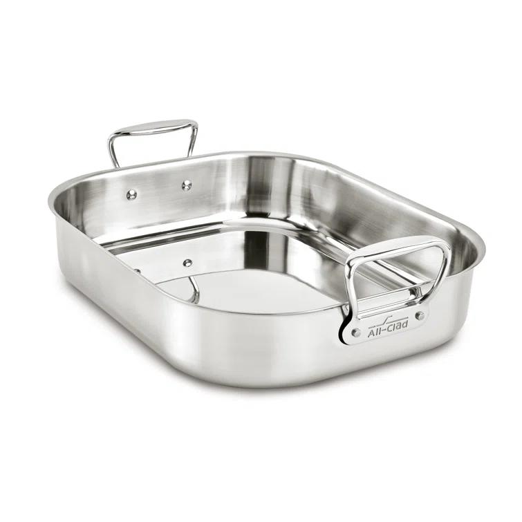 All-Clad ® Stainless Steel Large 16" Roaster with Rack
