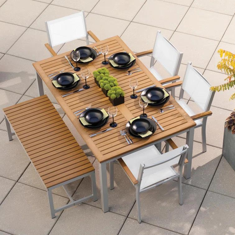 Travira Stacking Patio Arm Chair