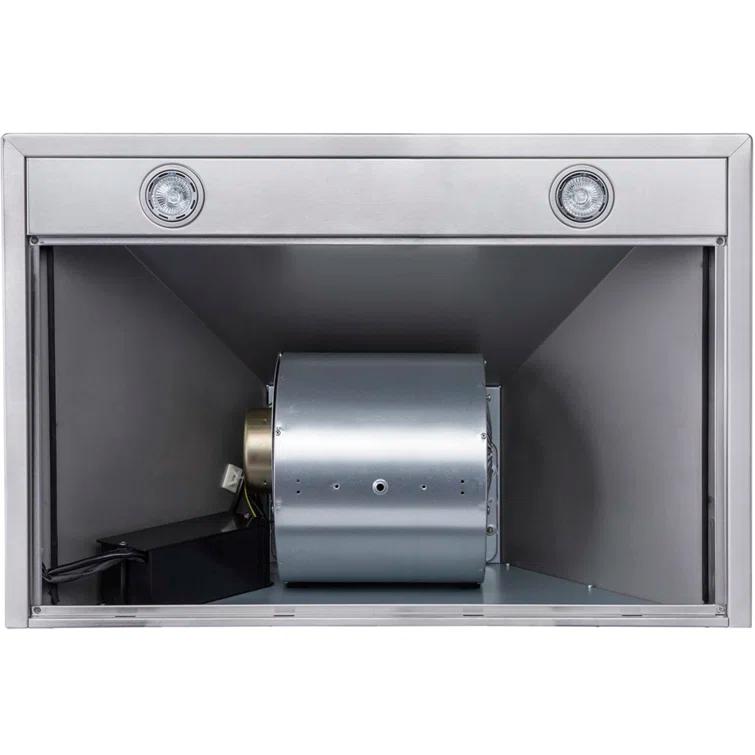 Cavaliere CAVALIERE 30" inch 462 CFM Convertible Digital Wall Mount Range Hood Included Charcoal Filter in Stainless Steel SV218B2-30