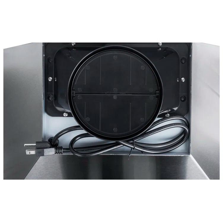 Cavaliere CAVALIERE 30" inch 462 CFM Convertible Digital Wall Mount Range Hood Included Charcoal Filter in Stainless Steel SV218B2-30