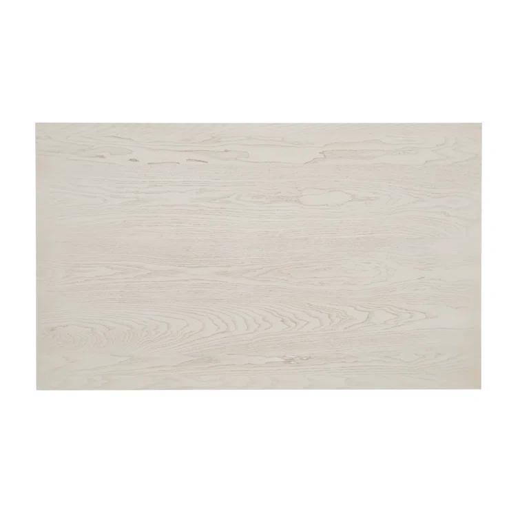 Io 60" Two Tone Solid Wood Farmhouse Dining Table