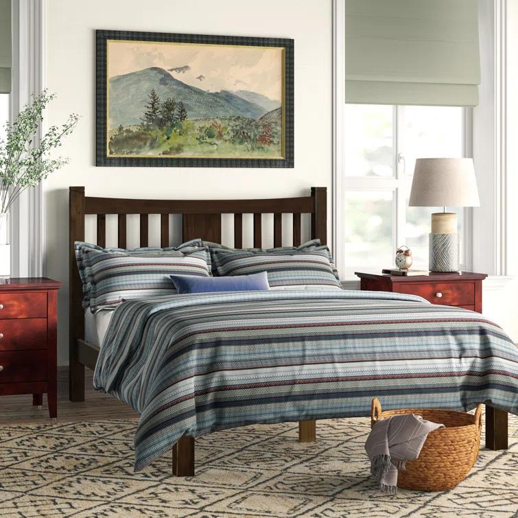 Shaker Solid Wood Slat Bed