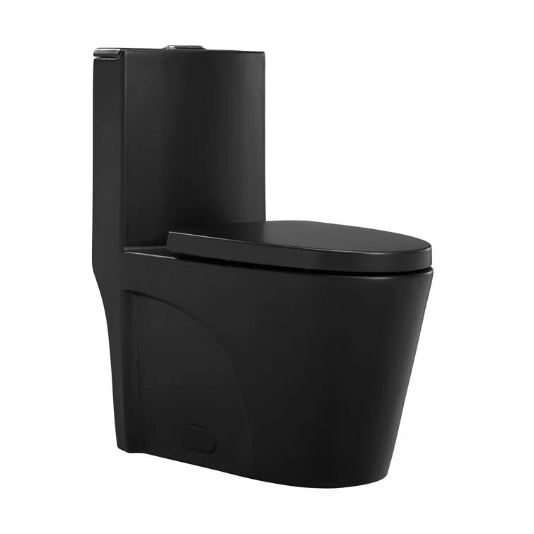 St. Tropez One Piece Elongated Toilet Dual Vortex Flush 1.6 GPF