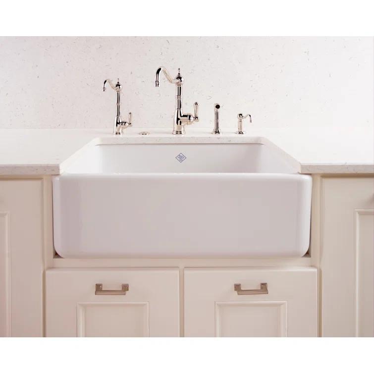 Edwardian Kitchen Faucet With Side Spray
