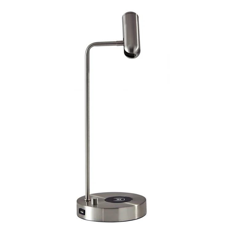 Avon 17" Desk Lamp With USB And Wireless Charging