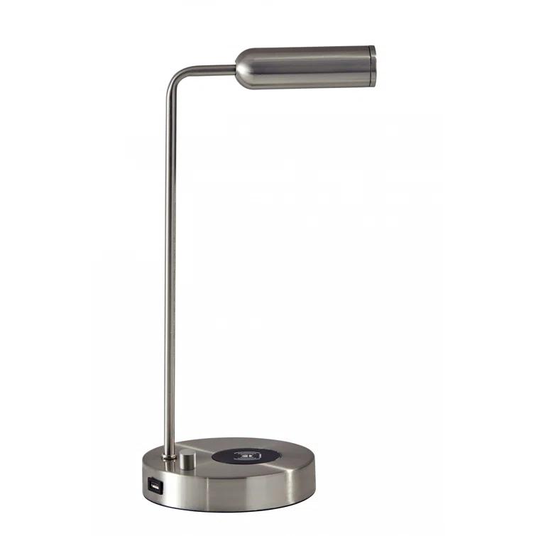 Avon 17" Desk Lamp With USB And Wireless Charging