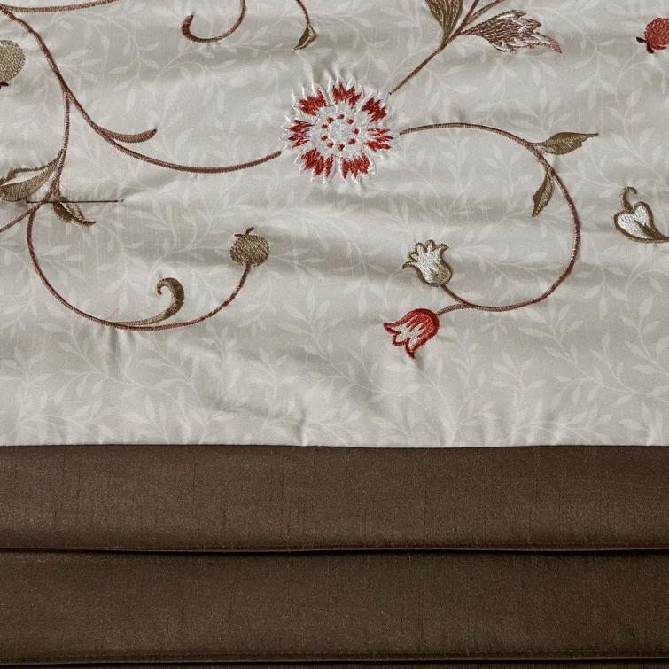 Serene Embroidered 7 Piece Comforter Set