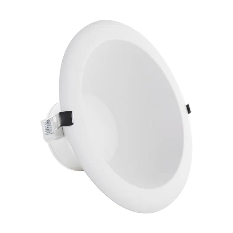 Satco S11810 4.1'' Selectable Color Temperature Dimmable IC Rated LED Retrofit Recessed Lighting Kit