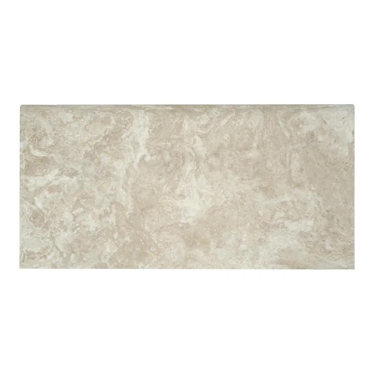 Tuscany Travertine 12" x 24" Honed Unfilled Brushed Coping
