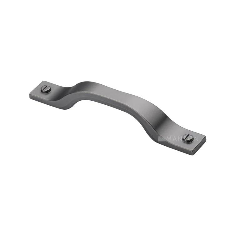 7.25'' Black Iron Industrial Cabinet Pull with Mounting Hardware