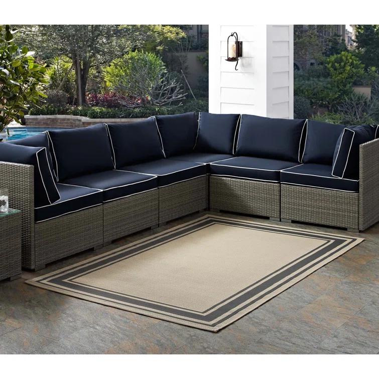 Modway Modway Rim Solid Border Borderline Indoor and Outdoor Area Rug