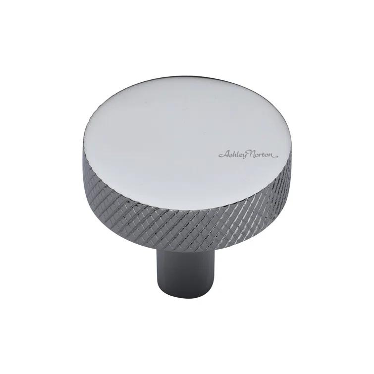 Ashley Norton Knurled 1 1/4" Diameter Round Knob