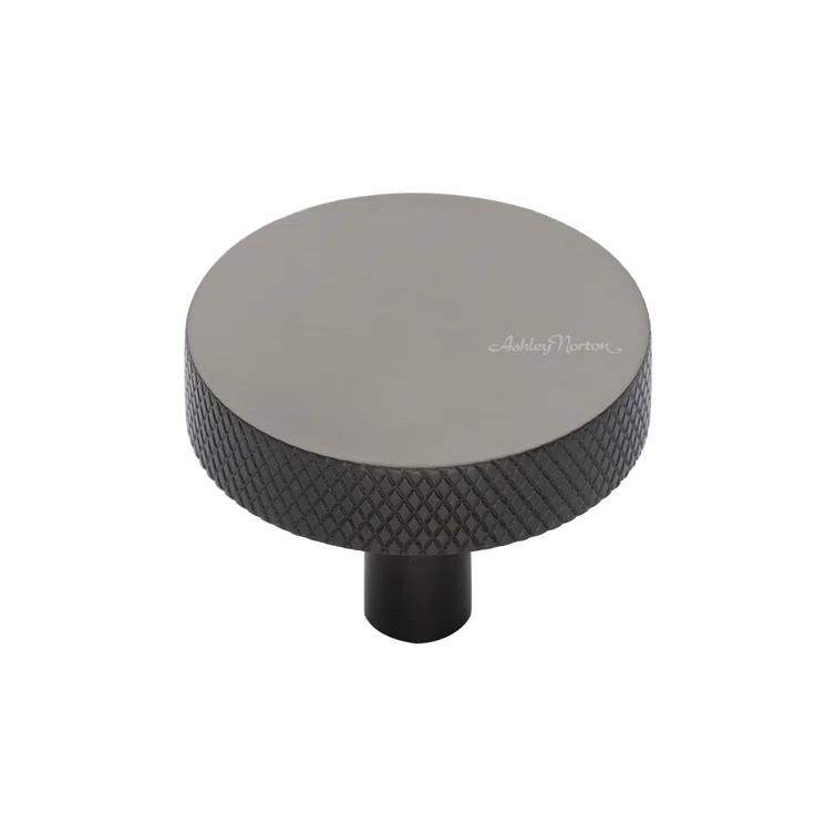 Ashley Norton Knurled 1 1/4" Diameter Round Knob