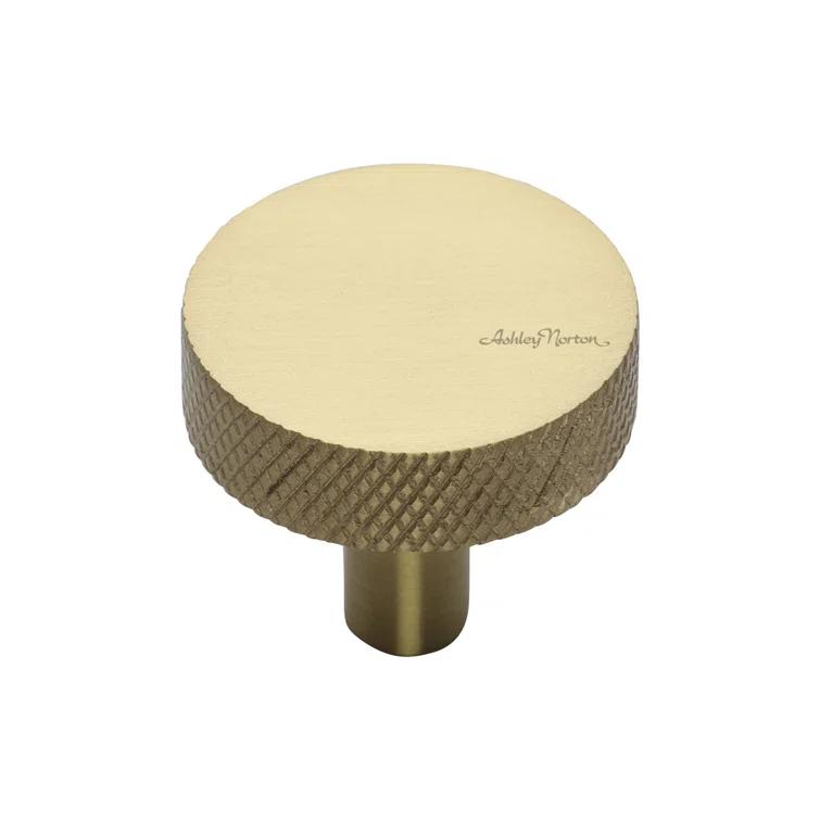 Ashley Norton Knurled 1 1/4" Diameter Round Knob
