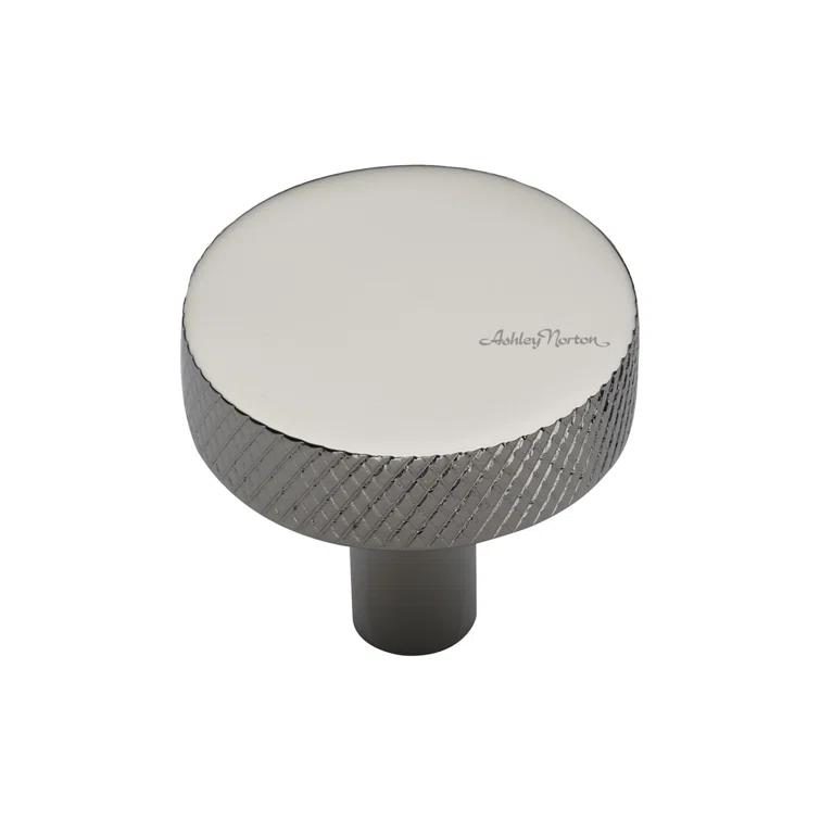 Ashley Norton Knurled 1 1/4" Diameter Round Knob