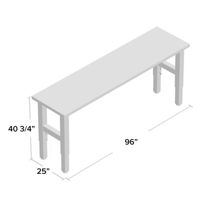 Adjustable Height Hardwood Workbench