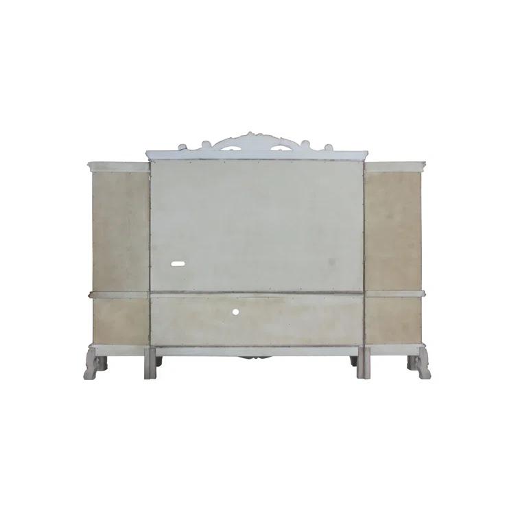 Rosdorf Park Meriel Entertainment Center In Vintage Bone White