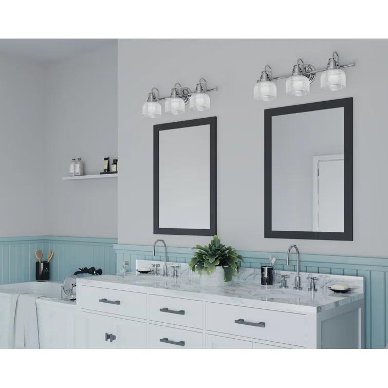Rosser 3 Light Transparent Dimmable Vanity Light